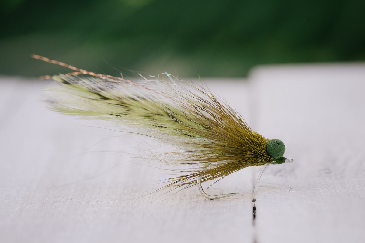 the Backcountry Slider snook fly tied by Josh Idol of Two Aught Fly Fishing Co