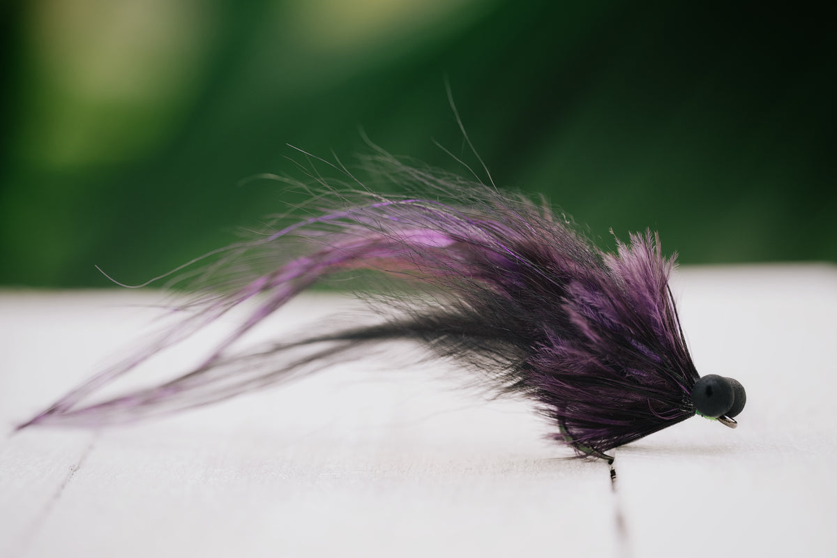 the Glades Fleye tarpon fly tied by Josh Idol of Two Aught Fly Fishing Co