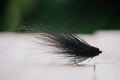 the Rivet snook fly in black colorway tied by Josh Idol of Two Aught Fly Fishing Co